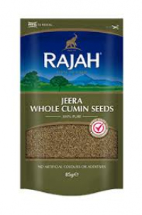 RAJAH JEERA WHOLE CUMIN SEEDS 85G