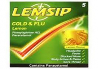 Lemsip Cold&Flu Lemon 5 Sachet