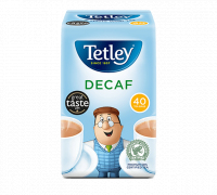 tetley decaf smooth and refreshing  40 bags       P/M