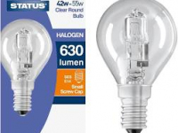 Status 42=55w Screw Cap Clear Bulb 630 lumen 