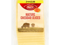Best-one Mature Cheddar Slices 10x20g 200g Pack