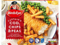 Birds Eye Cod, Chips & Peas Dinner Frozen 395g