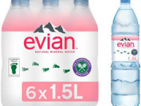 Evian Natural Mineral Water 6X1.5Ltr