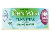 John West Tuna Steak With a Little Spring Water 110g