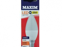 Maxim LED Light Bulb Candle Small Screw Cap 3w~25w