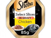 Sheba Select Slices with Chicken in Gravy Wet Cat Food Trays 85g