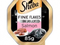 Sheba Tray Pieces Jelly With Salmon 85G