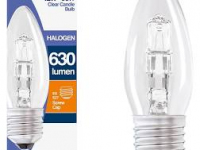 Status 42w=55w Small Screw Cap Clear Candle Bulb 630 lumen 