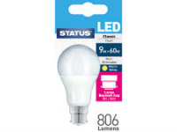 Status LED Classic Pearl 9w=60w Warm White 806 Lumens