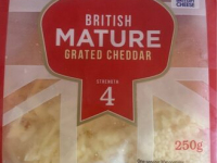 Valley Spire British Mature Grated Cheddar 250g