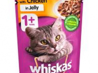 Whiskas 1+ Cat Pouch with Chicken in Jelly 100 g