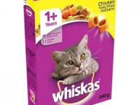 Whiskas Tasty Chicken Filled Pockets 340 g