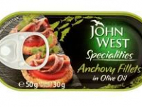 John West Anchovy Fillets in Olive Oil 100g