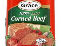 Grace 100% Halal Corned Beef 340G
