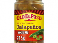 Old El Paso Sliced Green Jalapenos 215G