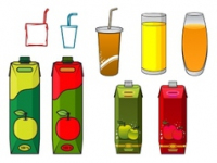 1 Litre Cartoon Juice