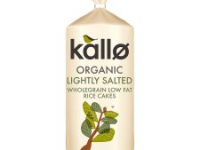 Kallo Organic Lightly Salted Wholegrain Rice Cake 
