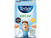 tetley decaf smooth and refreshing  40 bags       P/M