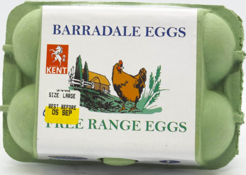 free range eggs    6s