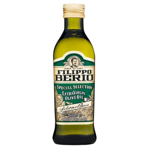 filippo berio extra virgin olive oil     500ml      P/M