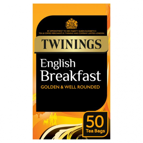 twinings english breakfast  tea           50 tea bags