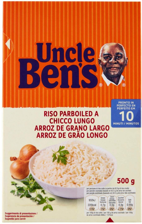 uncle bens long grain rice     500g      P/M