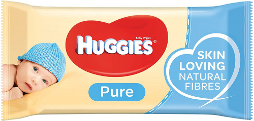 huggies pure baby wipes  56wipes