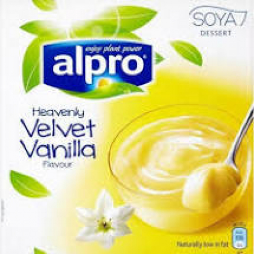 Alpro Vanilla Soya Dessert 4 x 125g 
