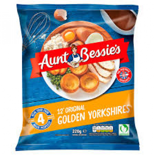Aunt Bessie's 12 Original Golden Yorkshires 220g