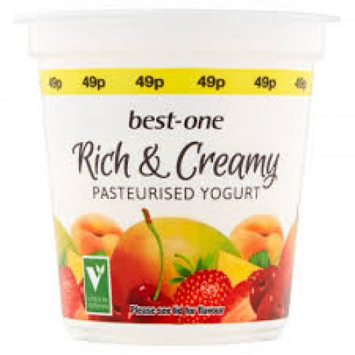 Best-One Rich & Creamy Apricot & Mango Pasteurised Yogurt 150g PM