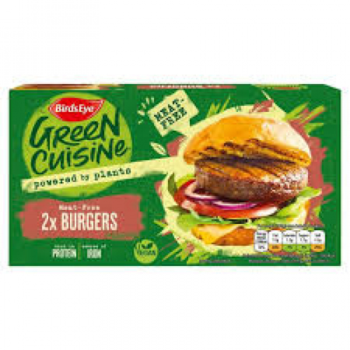 Birds Eye Green Cuisine Meat-Free Burgers x2