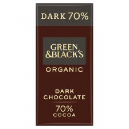 Green & Blacks Organic Dark 70% Chocolate 90G