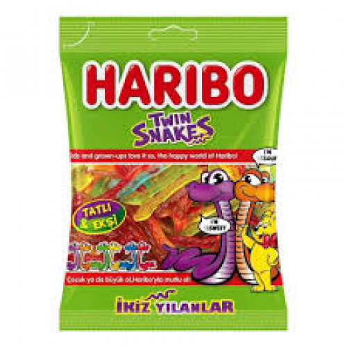Haribo Twin Snakes 67g (HALAL)