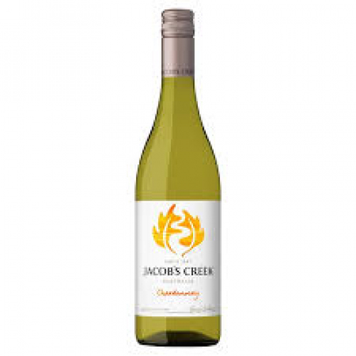 Jacobs creek  Chardonnay. Australia.   12.8vol  75cl.   