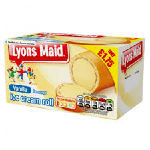 Lyons Maid Vanilla Ice Cream Roll PM