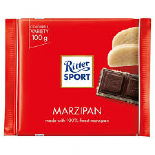 Ritter Sport Marzipan Dark Chocolate 100g