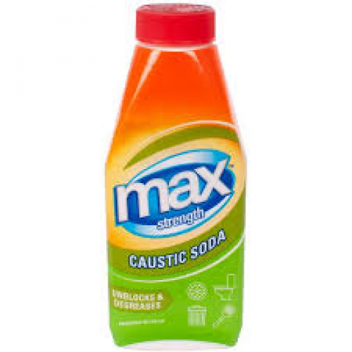 Max Strength Caustic Soda  Unblocks&Degreases 500g