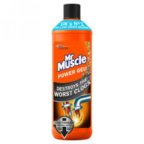Mr Muscle Drain Gel Unblocks Drains Fast 1000ml