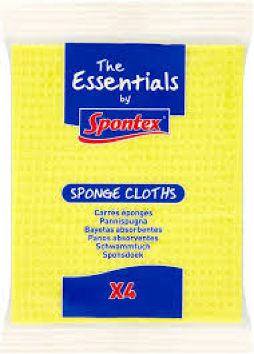 Spontex Sponge CLOTHS X4