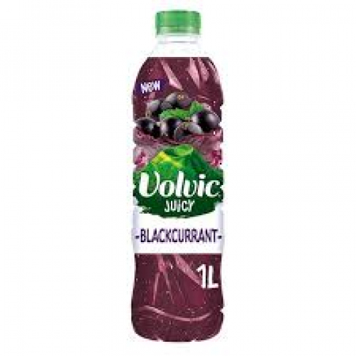 Volvic Juicy Blackcurrant Water 1L