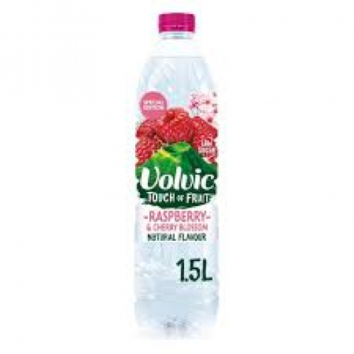 Volvic Touch Of Fruit Raspberry Cherry Flavoured Water 1.5L