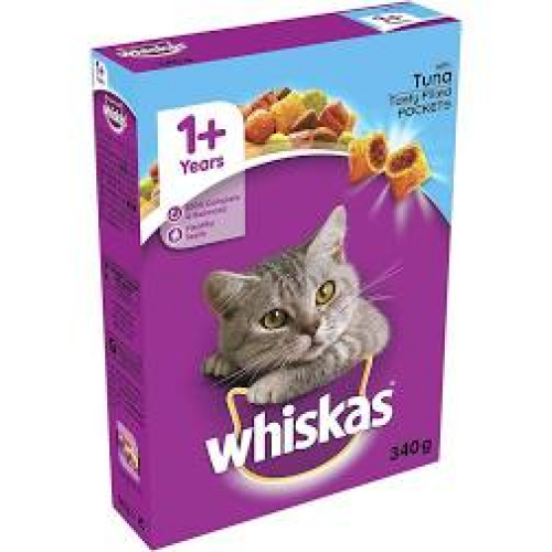 Whiskas Cat Food With Tuna Filled Pockets 1+ 