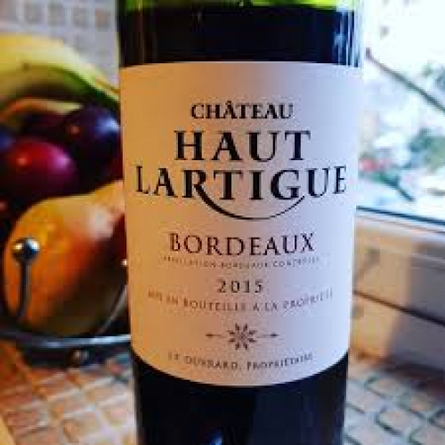 chateau haut lartigue bordeaux  france 12.5%vol   750ml