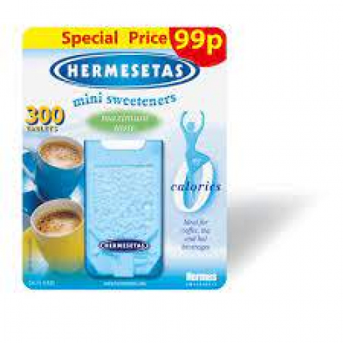 hermesetes mini sweeteners    300tablets      P/M
