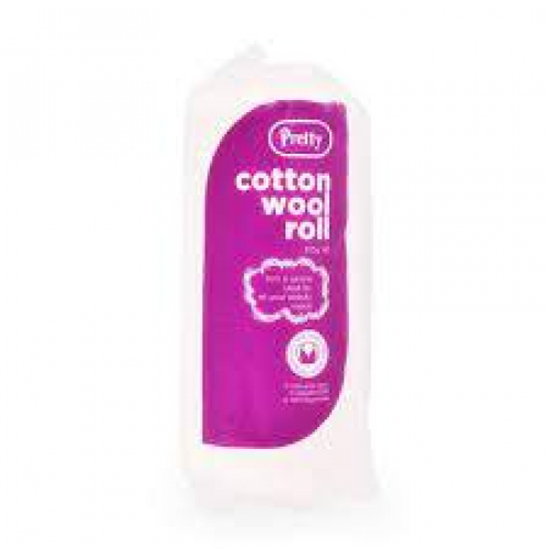 pretty cotton wool roll 100g