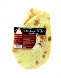 3 Tandoori Style Naan Breads