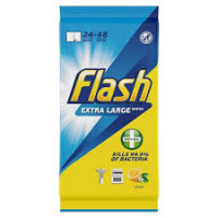 Flash Extra Large Anti Bacteria Wipe 24 x-large