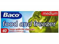 Bdcofoil Resealable Food Freezer 40 Medium Bags 
