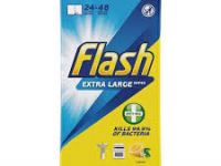 Flash Extra Large Anti Bacteria Wipe 24 x-large