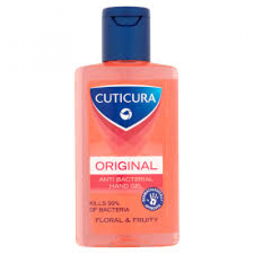 cuticura original anti bacterial hand gel kills99% of bacteria    100ml